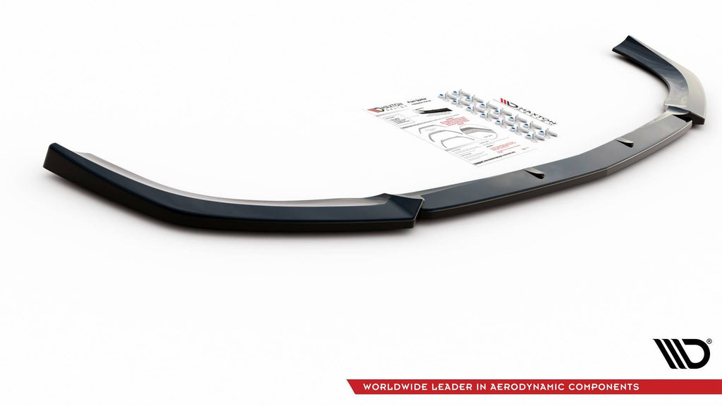 Maxton Design Street+ Spoilerlippe Front Ansatz V.2 passend für Mercedes-AMG GT 53 4-Door Coupe X290 schwarz Hochglanz