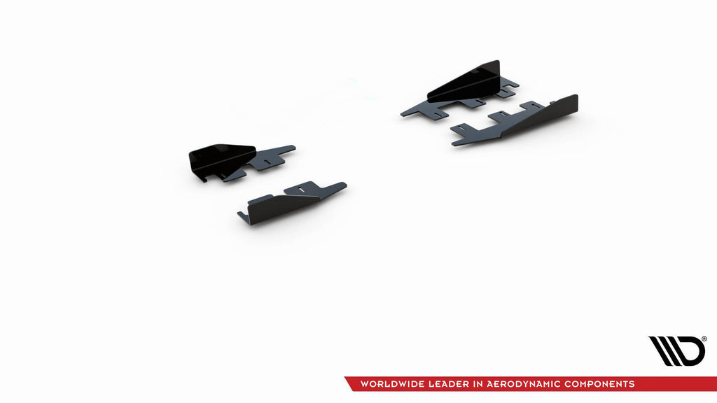 Maxton Design Seitenschweller Flaps passend für VW Golf GTI Mk6 schwarz Hochglanz