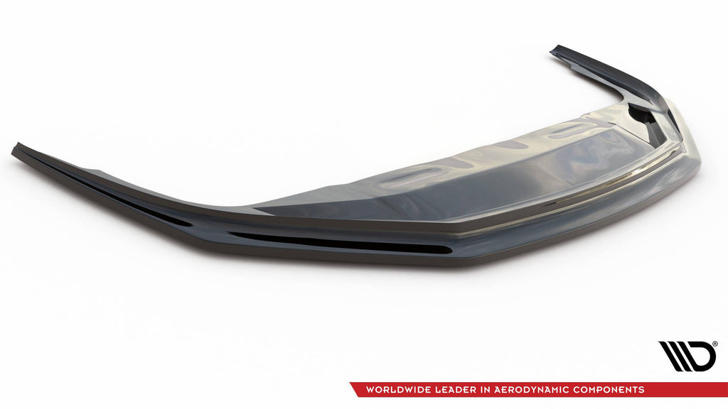 Maxton Design Street+ Spoilerlippe Front Ansatz V.2 passend für Porsche 911 Carrera 991 Facelift schwarz Hochglanz