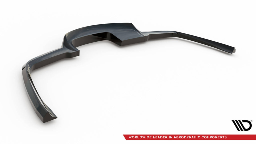 Maxton Design Street+ Mittlerer Diffusor RACE passend für V.1 Land Rover Range Rover Velar R-Dynamic Mk1 schwarz Hochglanz