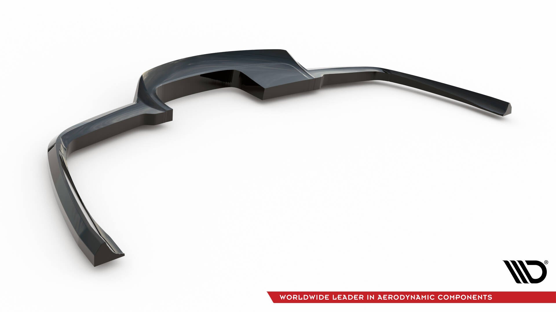 Maxton Design Street+ Mittlerer Diffusor RACE passend für V.1 Land Rover Range Rover Velar R-Dynamic Mk1 schwarz Hochglanz