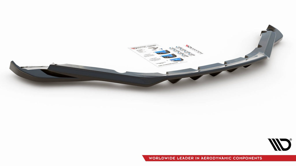 Maxton Design Street+ Mittlerer Diffusor RACE passend für BMW i8 schwarz Hochglanz
