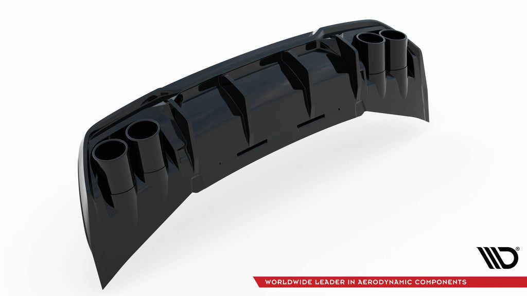 Maxton Design Diffusor Heck Ansatz + Endrohre passend für Cupra Formentor Mk1 Facelift
