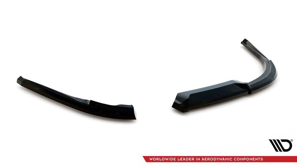 Maxton Design Heck Ansatz Flaps Diffusor passend für Jaguar XE R-Sport X760 schwarz Hochglanz