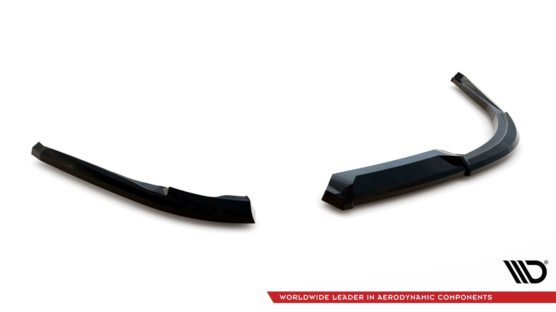 Maxton Design Heck Ansatz Flaps Diffusor passend für Jaguar XE R-Sport X760 schwarz Hochglanz