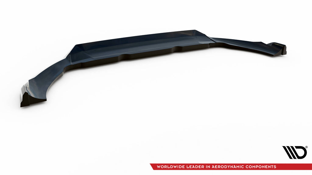 Maxton Design Street+ Spoilerlippe Front Ansatz passend für Volvo XC60 R-Design Mk2 Facelift schwarz Hochglanz