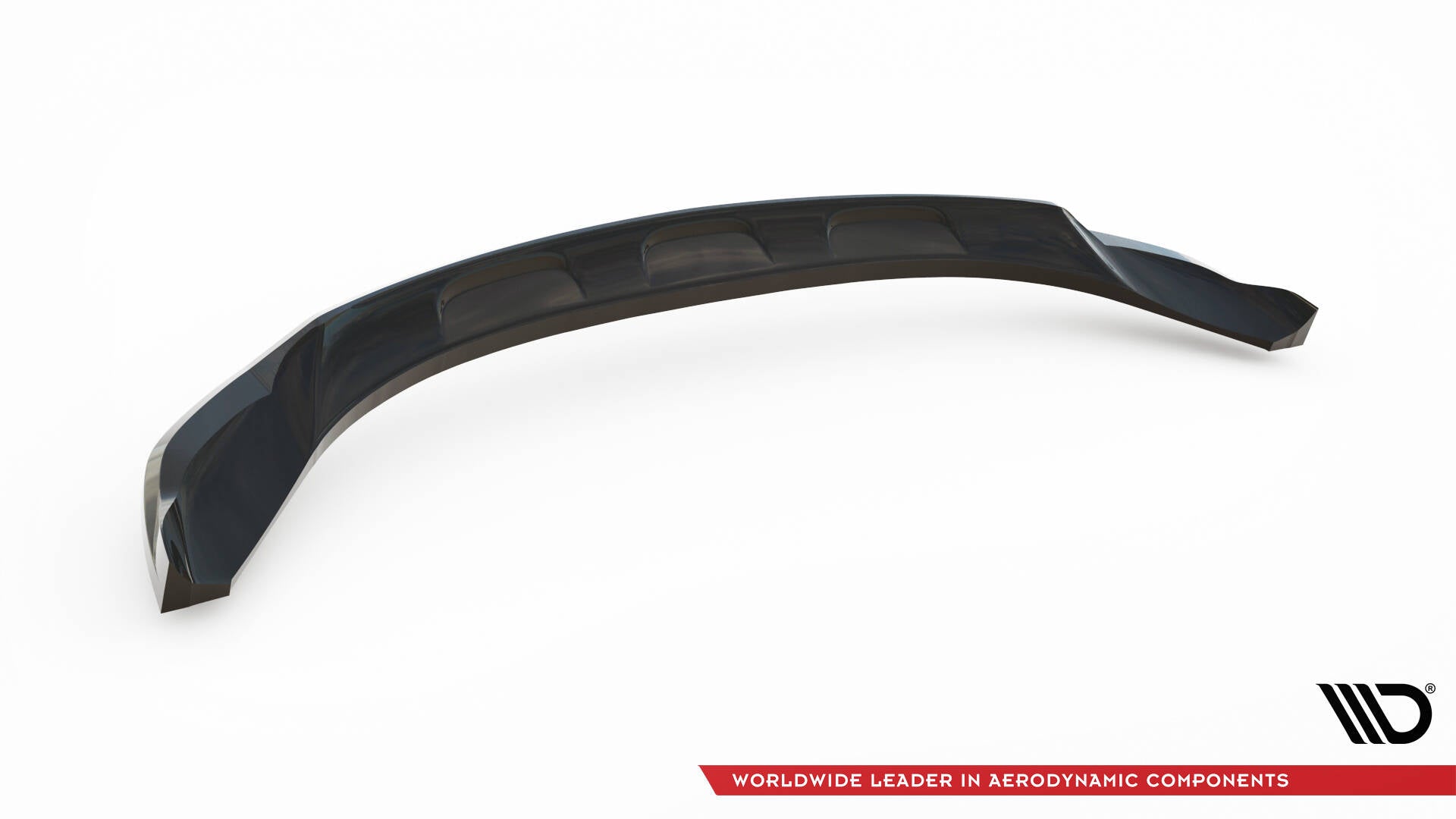 Maxton Design Street+ Spoilerlippe Front Ansatz passend für Mercedes-Benz GLC SUV / Coupe AMG-Line X254 / C254 schwarz Hochglanz