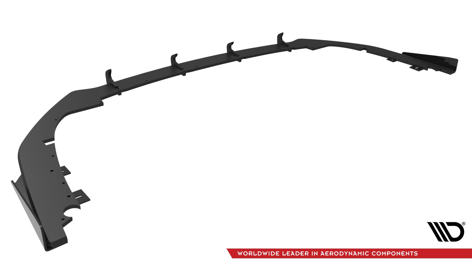 Maxton Design Street Pro Heck Ansatz Flaps Diffusor + Flaps passend für Honda Civic Mk10 schwarz Hochglanz