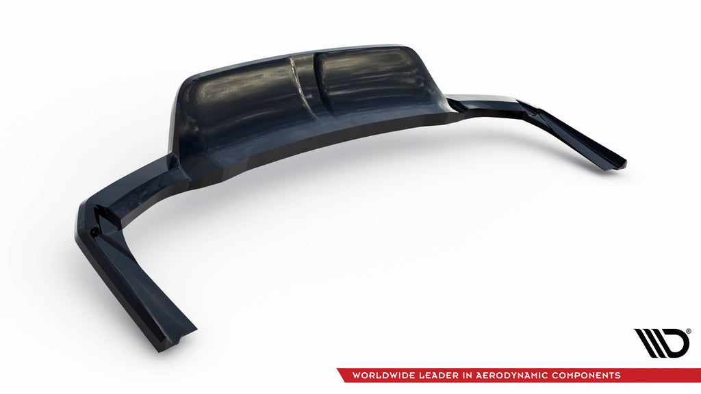 Maxton Design Street+ Mittlerer Diffusor RACE passend für Maserati Levante Trofeo Mk1 schwarz Hochglanz
