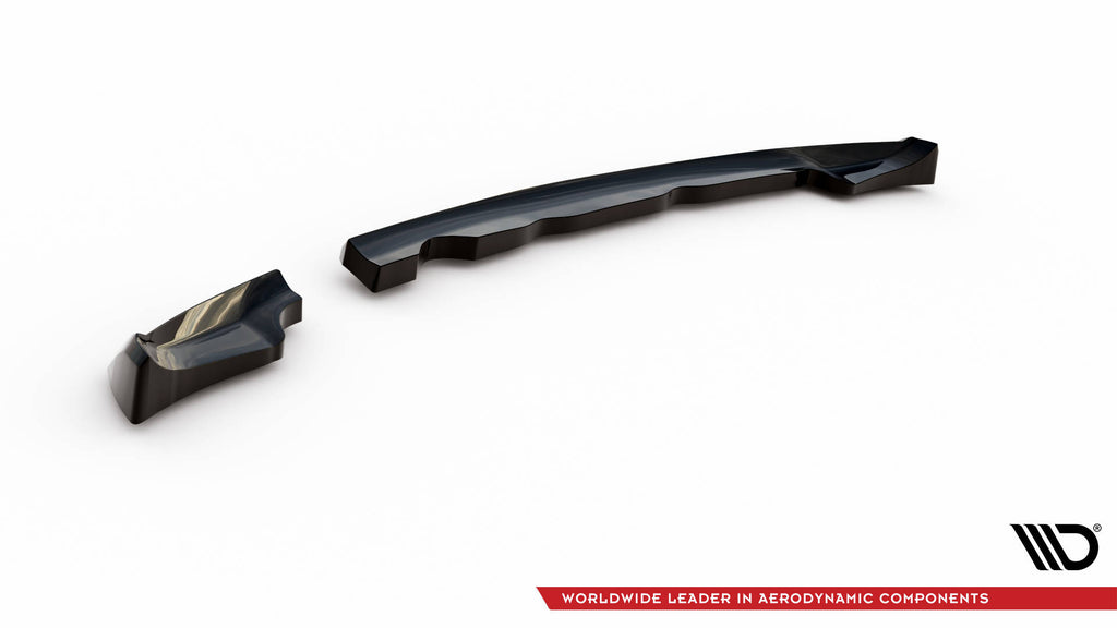 Maxton Design Heck Ansatz Flaps Diffusor passend für Mini One R56 schwarz Hochglanz