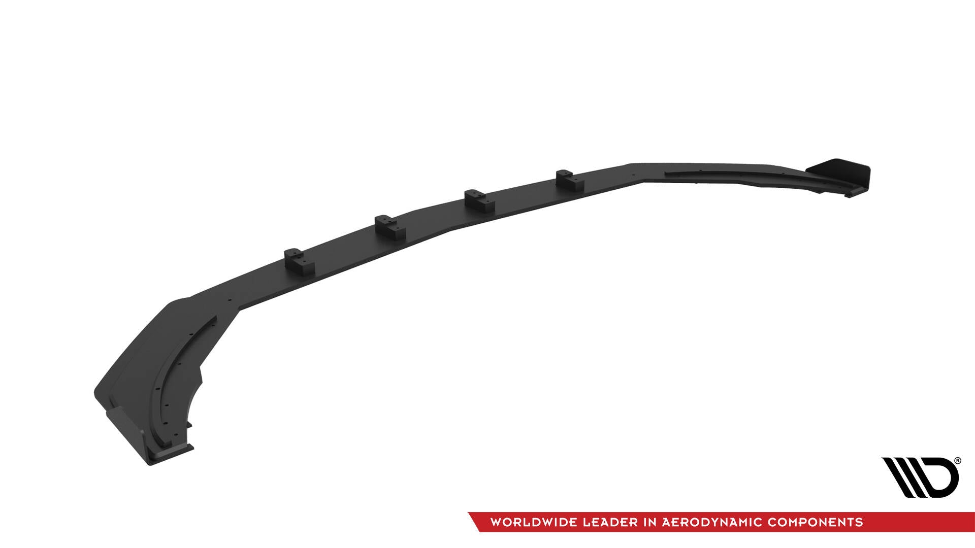 Maxton Design Street Pro Street+ Spoilerlippe Front Ansatz + Flaps passend für Mercedes-AMG A35 W177 Facelift schwarz Hochglanz