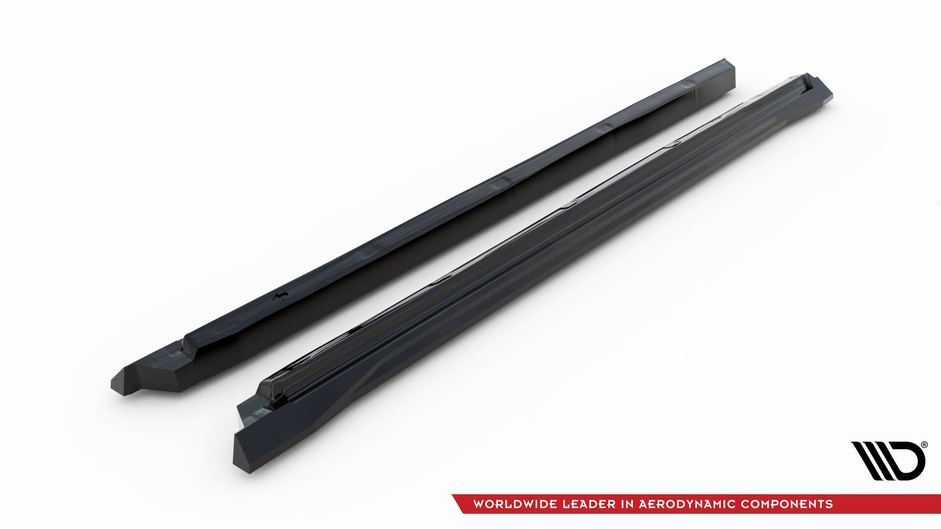 Maxton Design Street+ Seitenschweller Leisten passend für Peugeot 408 Mk1 schwarz Hochglanz