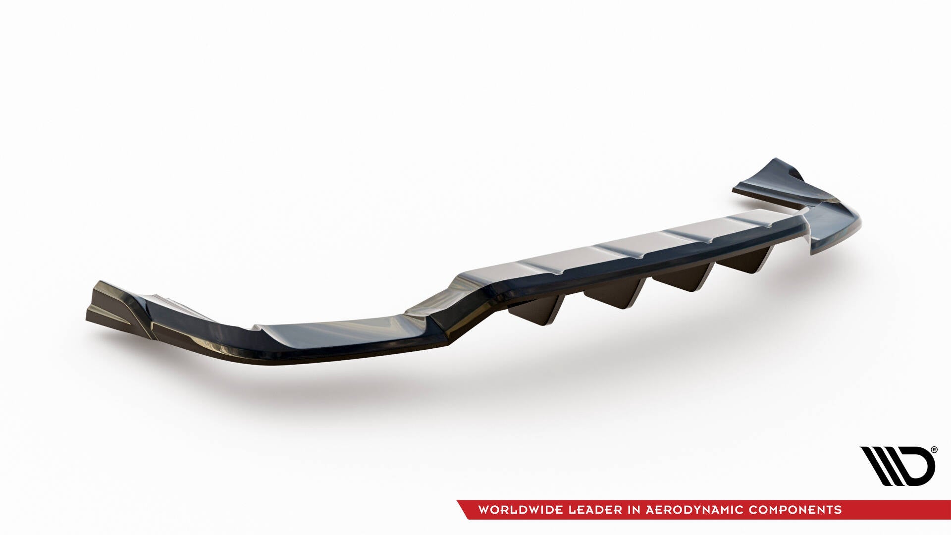 Maxton Design Street+ Mittlerer Diffusor RACE passend für Porsche Cayenne SUV / Coupe Mk3 Facelift schwarz Hochglanz