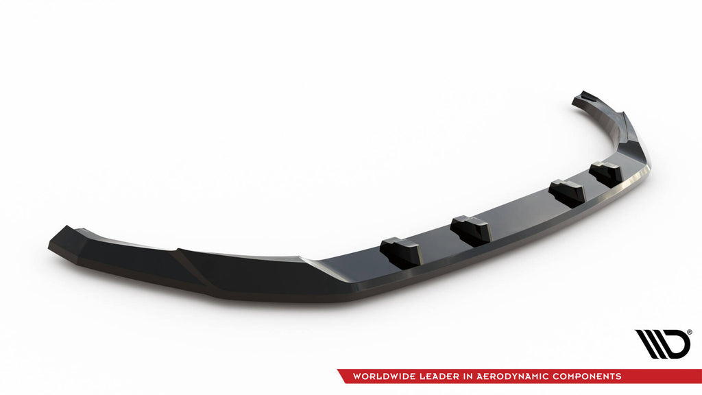 Maxton Design Street+ Spoilerlippe Front Ansatz passend für Kia EV9 GT-Line Mk1 schwarz Hochglanz