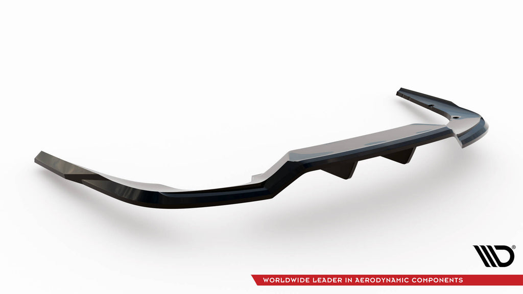 Maxton Design Street+ Mittlerer Diffusor RACE passend für VW Passat B9 schwarz Hochglanz