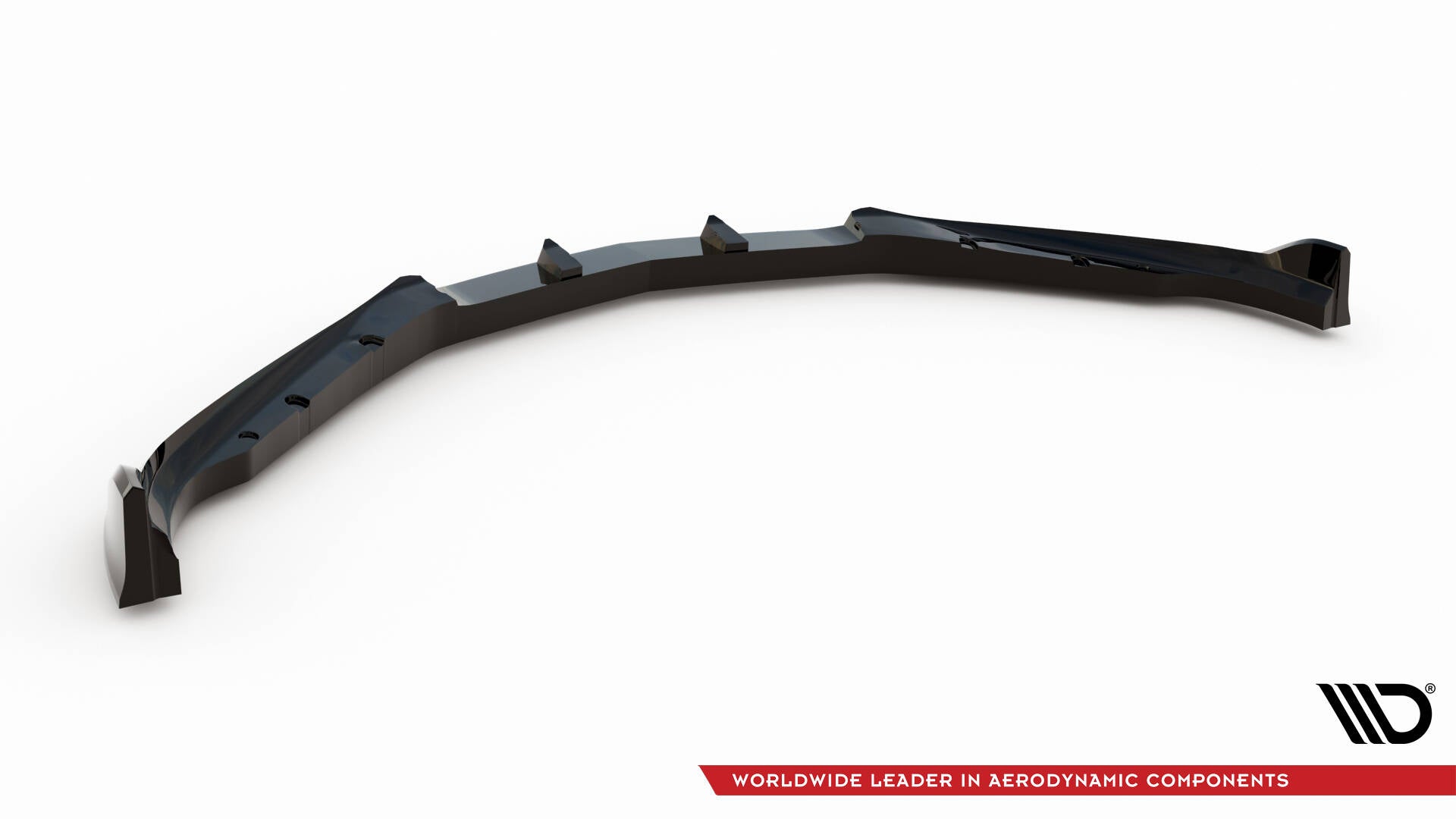 Maxton Design Street+ Spoilerlippe Front Ansatz V.2 passend für Chevrolet Camaro SS Mk6 Facelift schwarz Hochglanz