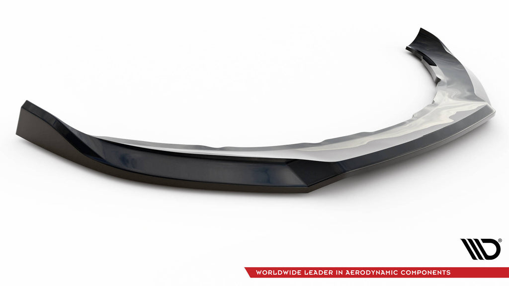 Maxton Design Street+ Spoilerlippe Front Ansatz V.2 passend für Volvo S60 R-Design Mk2 schwarz Hochglanz