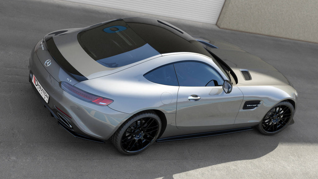 Maxton Design Spoiler CAP passend für Mercedes-AMG GT / GT S C190 Facelift schwarz Hochglanz