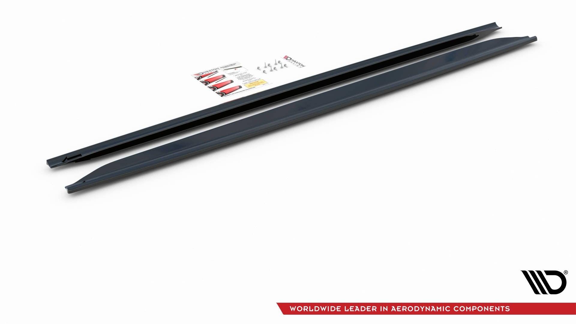 Maxton Design Seitenschweller Ansatz für Audi RS4 B7 Carbon Look