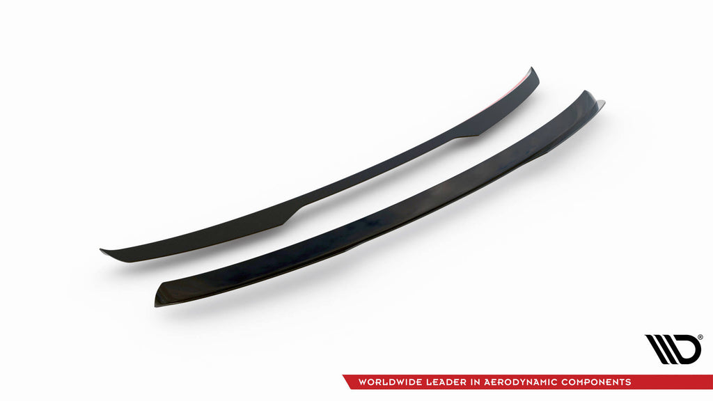 Maxton Design Spoiler CAP passend für BMW X3 M-Paket F25 schwarz Hochglanz