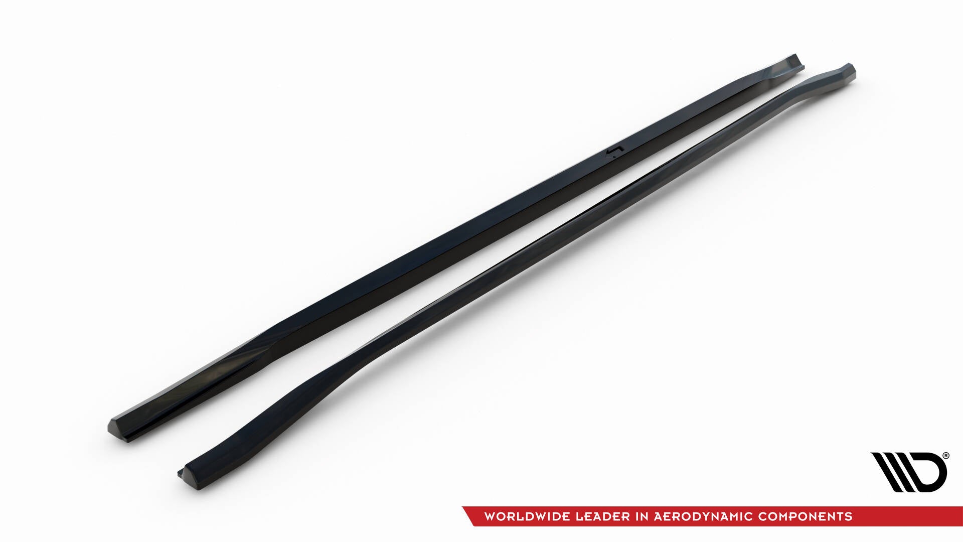 Maxton Design Street+ Seitenschweller Leisten passend für Audi A8 D5 schwarz Hochglanz