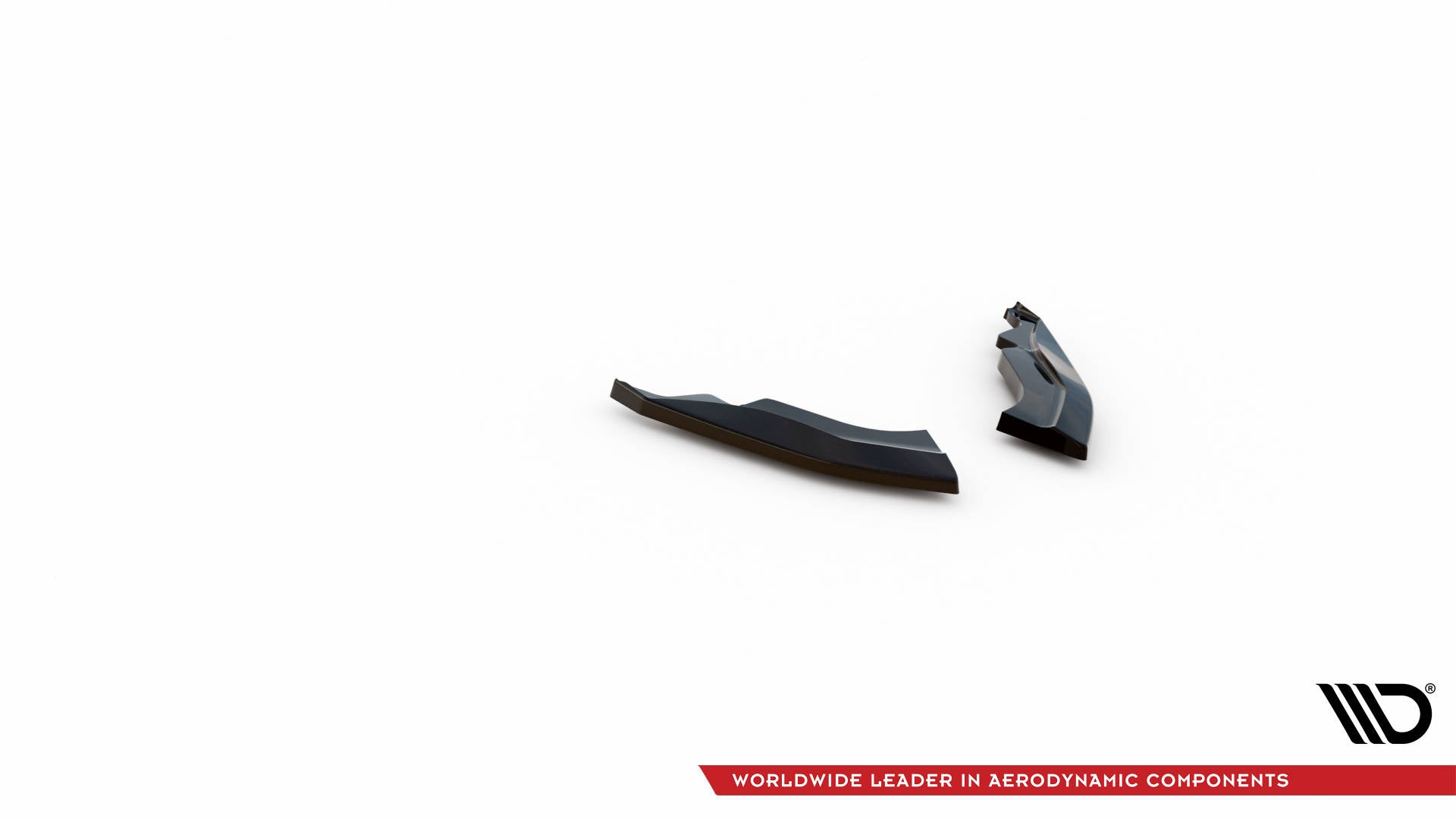 Maxton Design Heck Ansatz Flaps Diffusor passend für Jaguar F-Type X152 Facelift schwarz Hochglanz