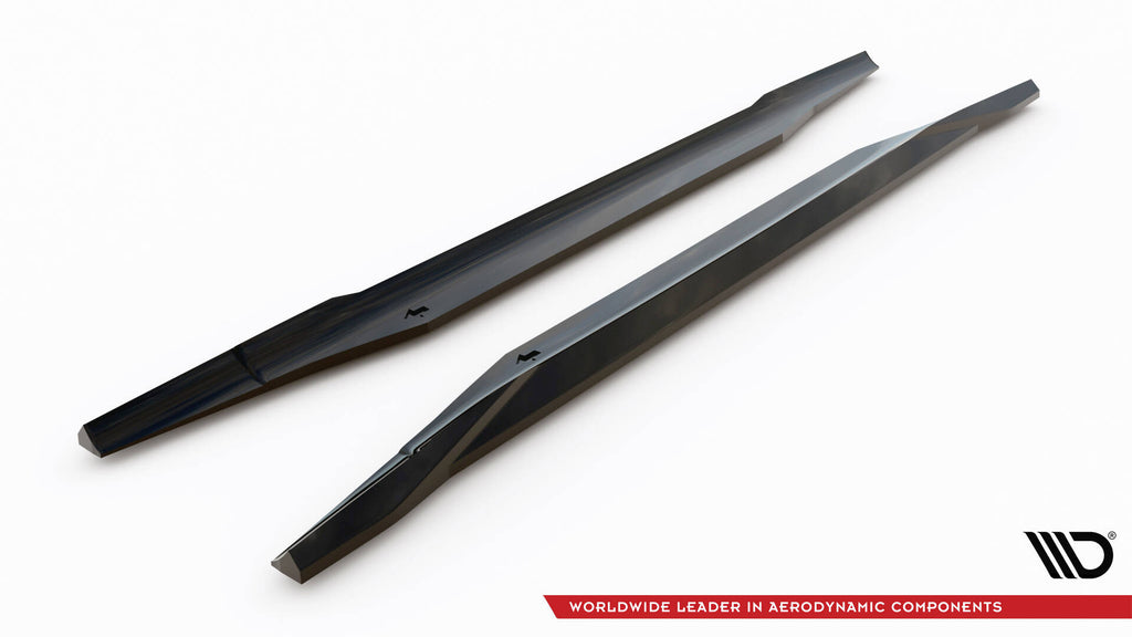 Maxton Design Street+ Seitenschweller Leisten passend für Ford Kuga ST Mk1 schwarz Hochglanz