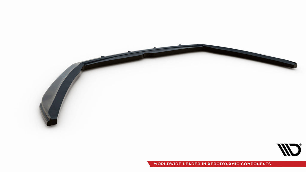 Maxton Design Street+ Spoilerlippe Front Ansatz V.1 passend für Jaguar F-Type X152 Facelift schwarz Hochglanz