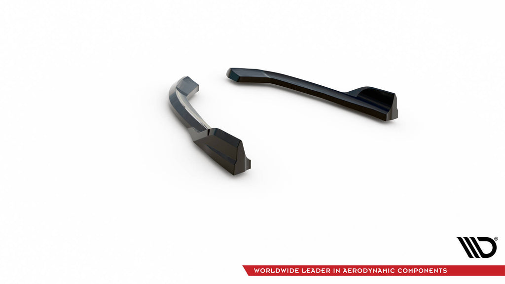 Maxton Design Heck Ansatz Flaps Diffusor passend für BMW X3 G01 schwarz Hochglanz
