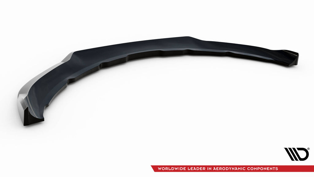 Maxton Design Street+ Spoilerlippe Front Ansatz V.2 passend für Volvo S60 R-Design Mk2 schwarz Hochglanz