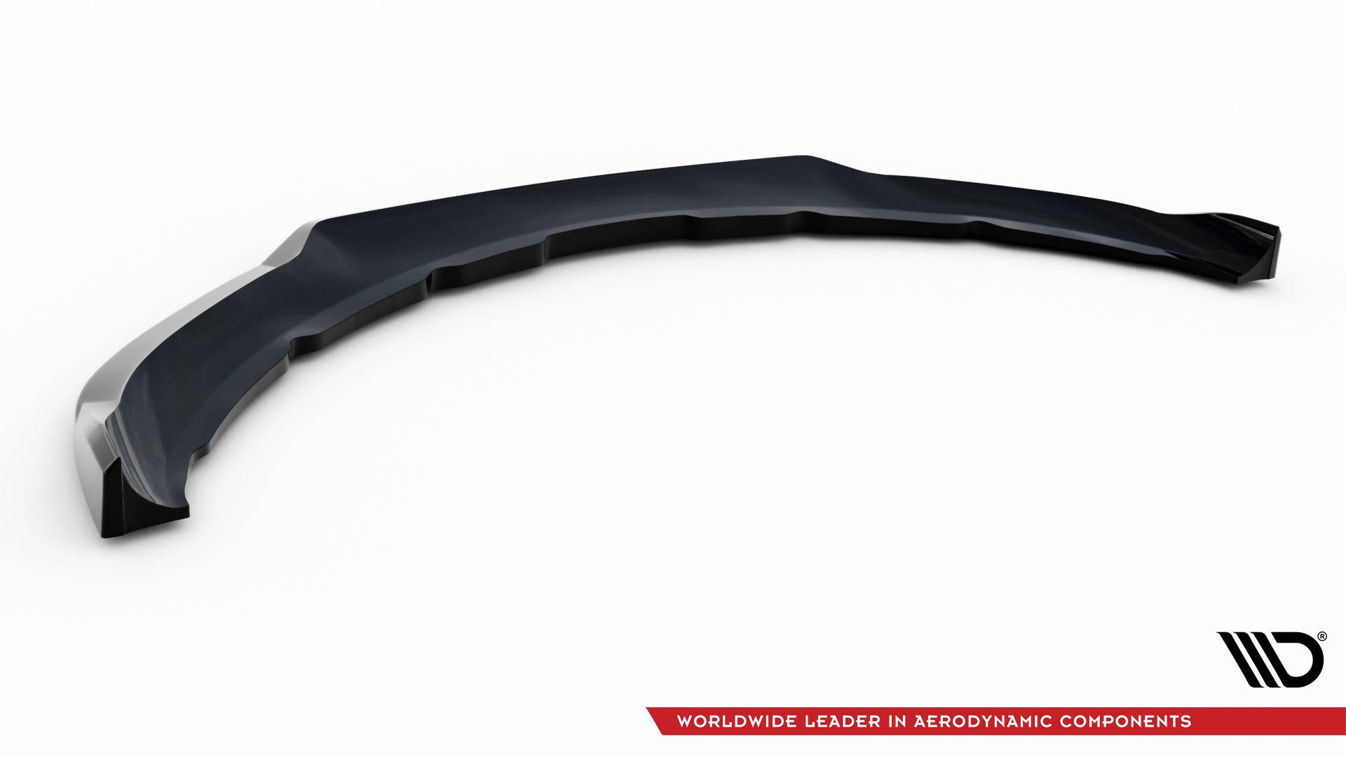 Maxton Design Street+ Spoilerlippe Front Ansatz V.2 passend für Volvo S60 R-Design Mk2 schwarz Hochglanz