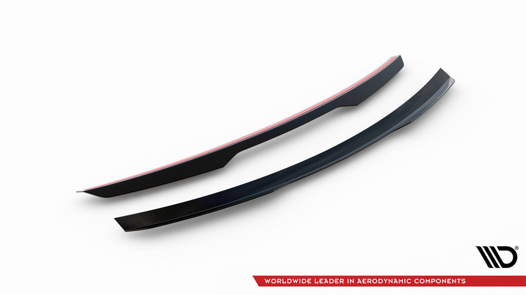 Maxton Design Niedriger Spoiler CAP passend für Honda Civic Sport Mk 10 schwarz Hochglanz