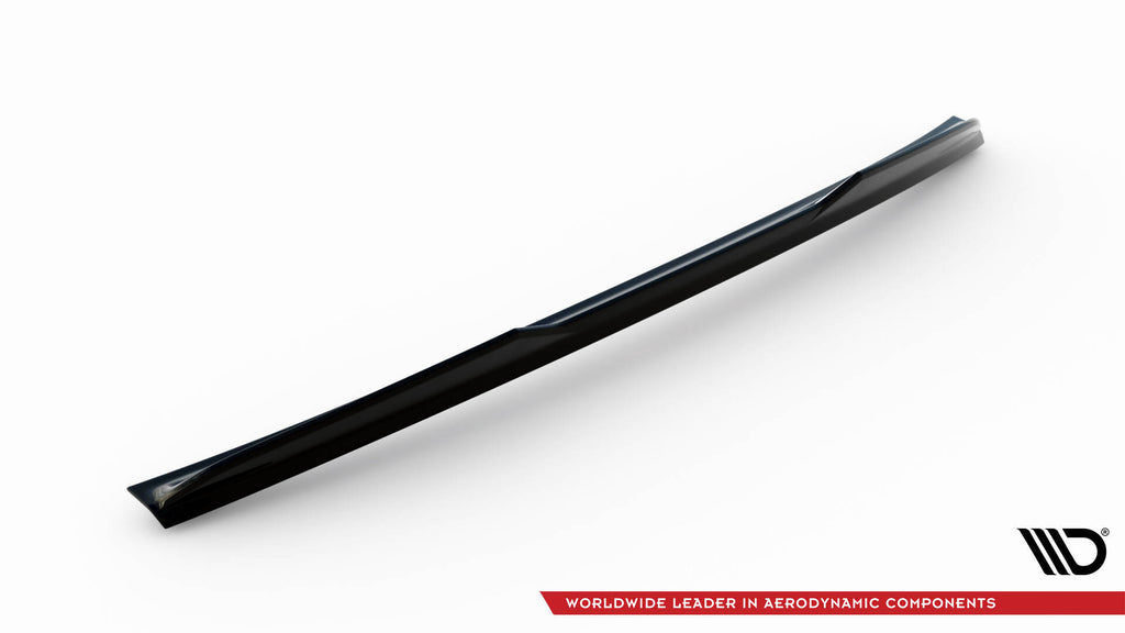 Maxton Design Spoiler CAP 3D passend für Jaguar XE X760 Facelift schwarz Hochglanz