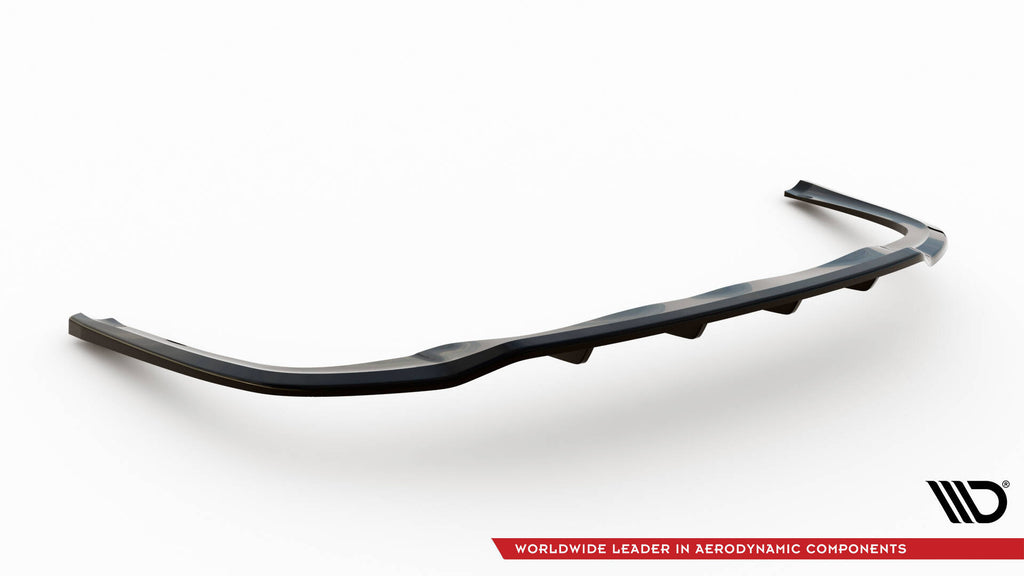 Maxton Design Street+ Mittlerer Diffusor RACE passend für Audi A8 D4 Facelift schwarz Hochglanz