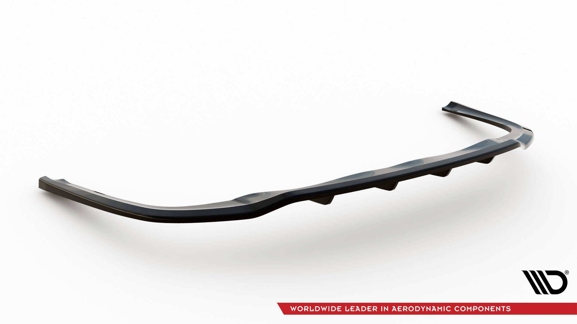Maxton Design Street+ Mittlerer Diffusor RACE passend für Audi A8 D4 Facelift schwarz Hochglanz
