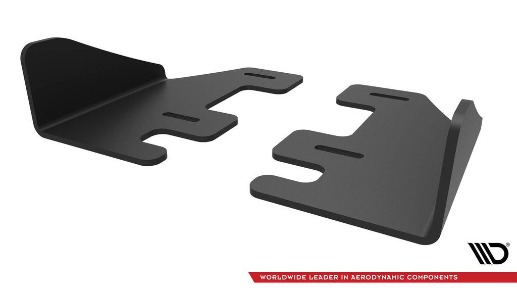 Maxton Design Seitenschweller Flaps passend für Subaru WRX STI Mk1 schwarz Hochglanz