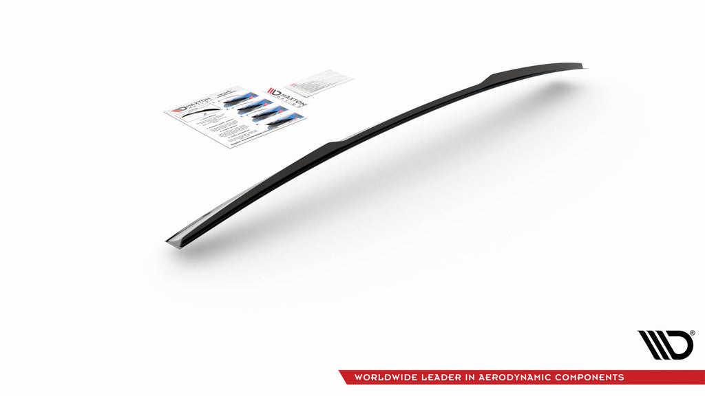 Maxton Design Heckscheiben Spoiler passend für Mercedes A AMG-Line / A35 Limousine V177 schwarz Hochglanz