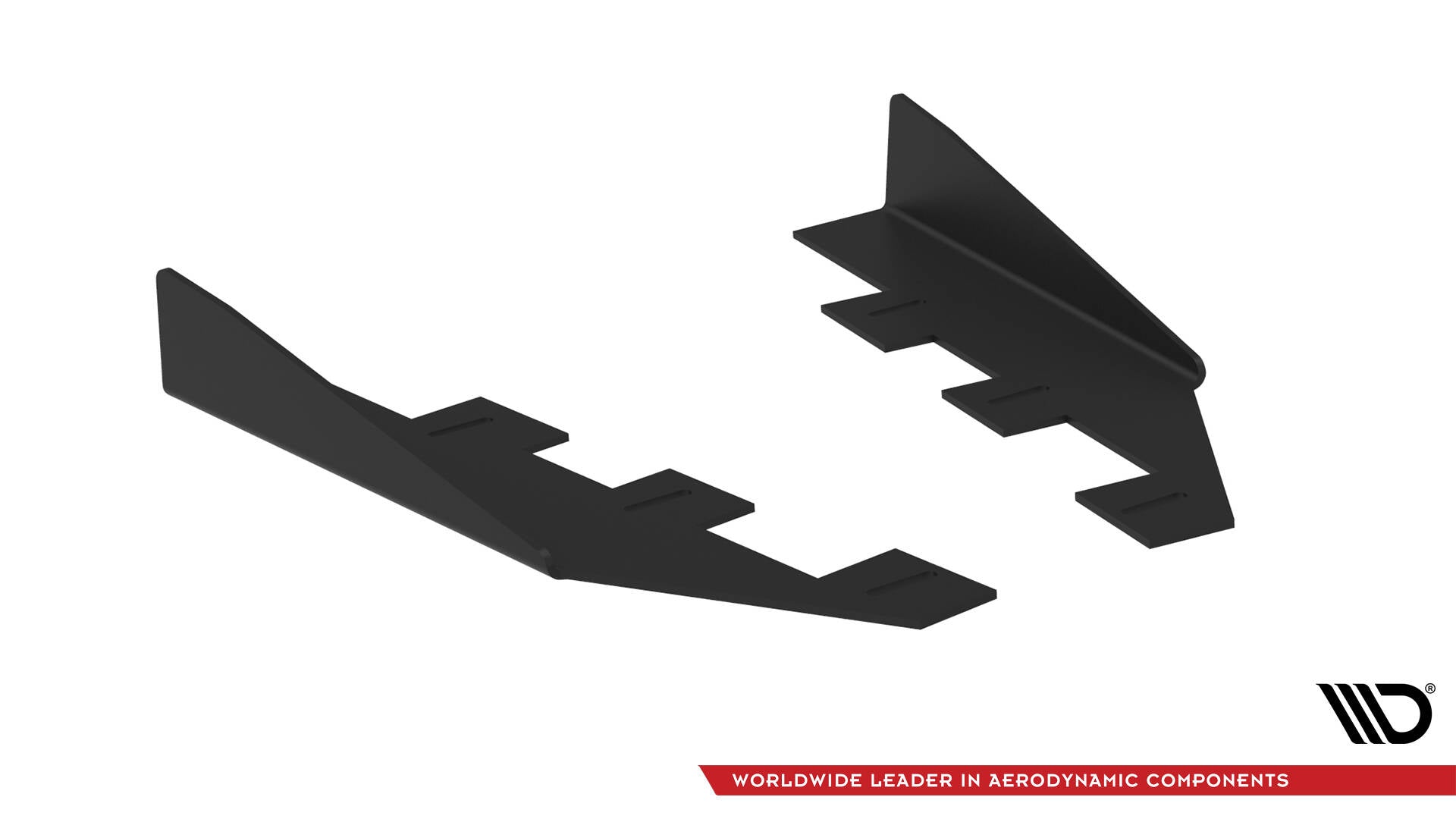 Maxton Design Hintere Seiten Flaps passend für Kia Proceed GT Mk1 Facelift schwarz Hochglanz