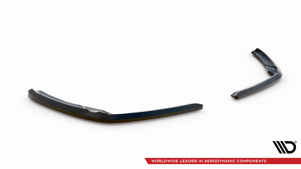Maxton Design Heck Ansatz Flaps Diffusor passend für Porsche 718 Cayman 982c schwarz Hochglanz