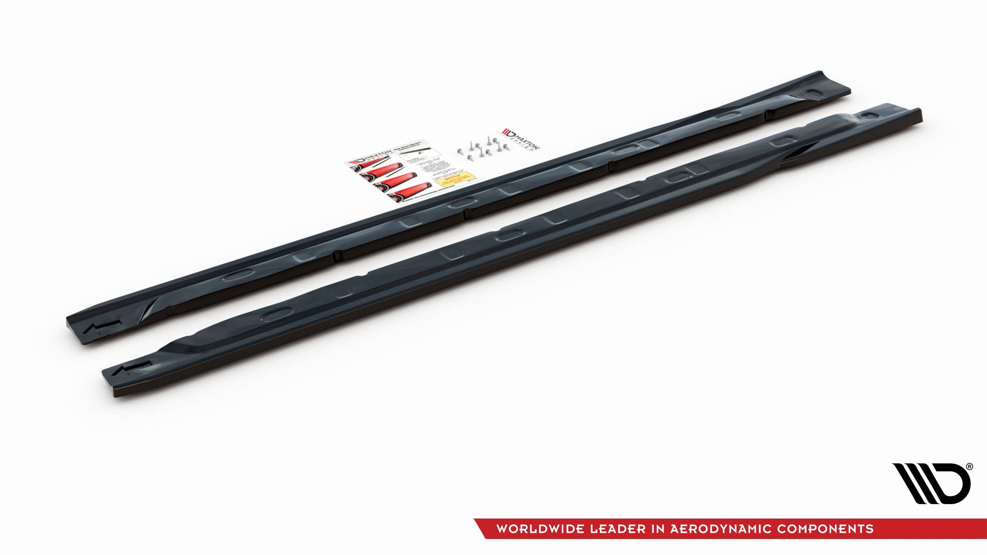 Maxton Design Street+ Seitenschweller Leisten passend für Renault Clio Mk5 schwarz Hochglanz
