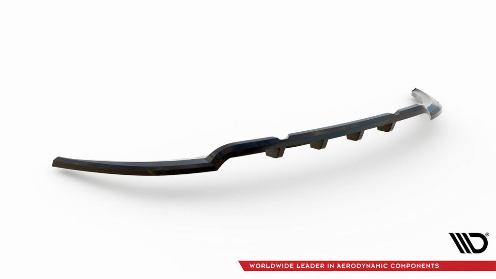 Maxton Design Street+ Mittlerer Diffusor RACE passend für Renault Megane GT MK3 Facelift schwarz Hochglanz