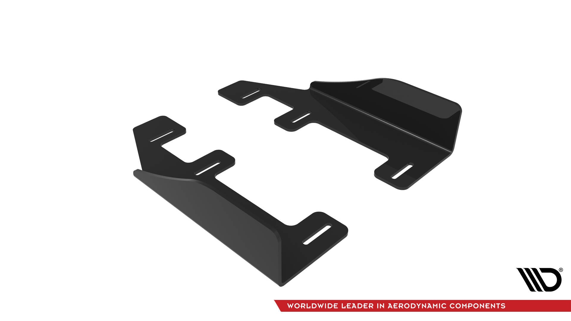 Maxton Design Seitenschweller Flaps passend für BMW 1er M-Paket / M135i / 128ti F40 schwarz Hochglanz