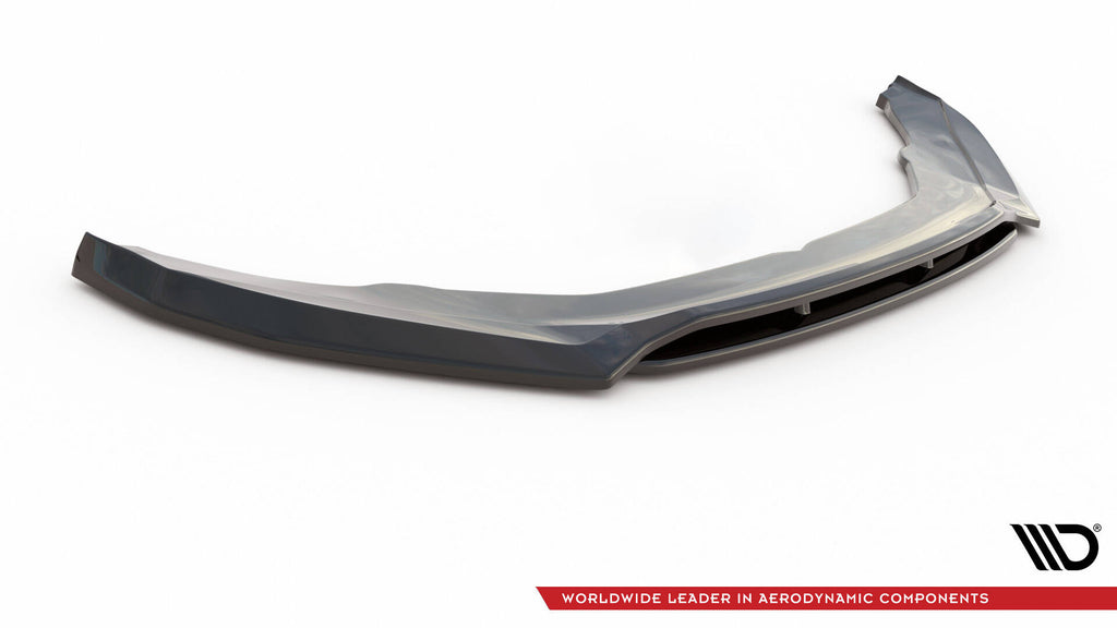 Maxton Design Street+ Spoilerlippe Front Ansatz passend für Skoda Kodiaq Mk1 Sportline/RS schwarz Hochglanz