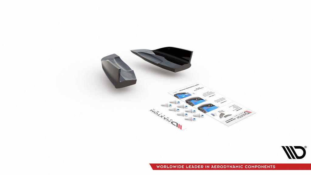 Maxton Design Heck Ansatz Flaps Diffusor passend für Ford Fiesta 7 ST Facelift