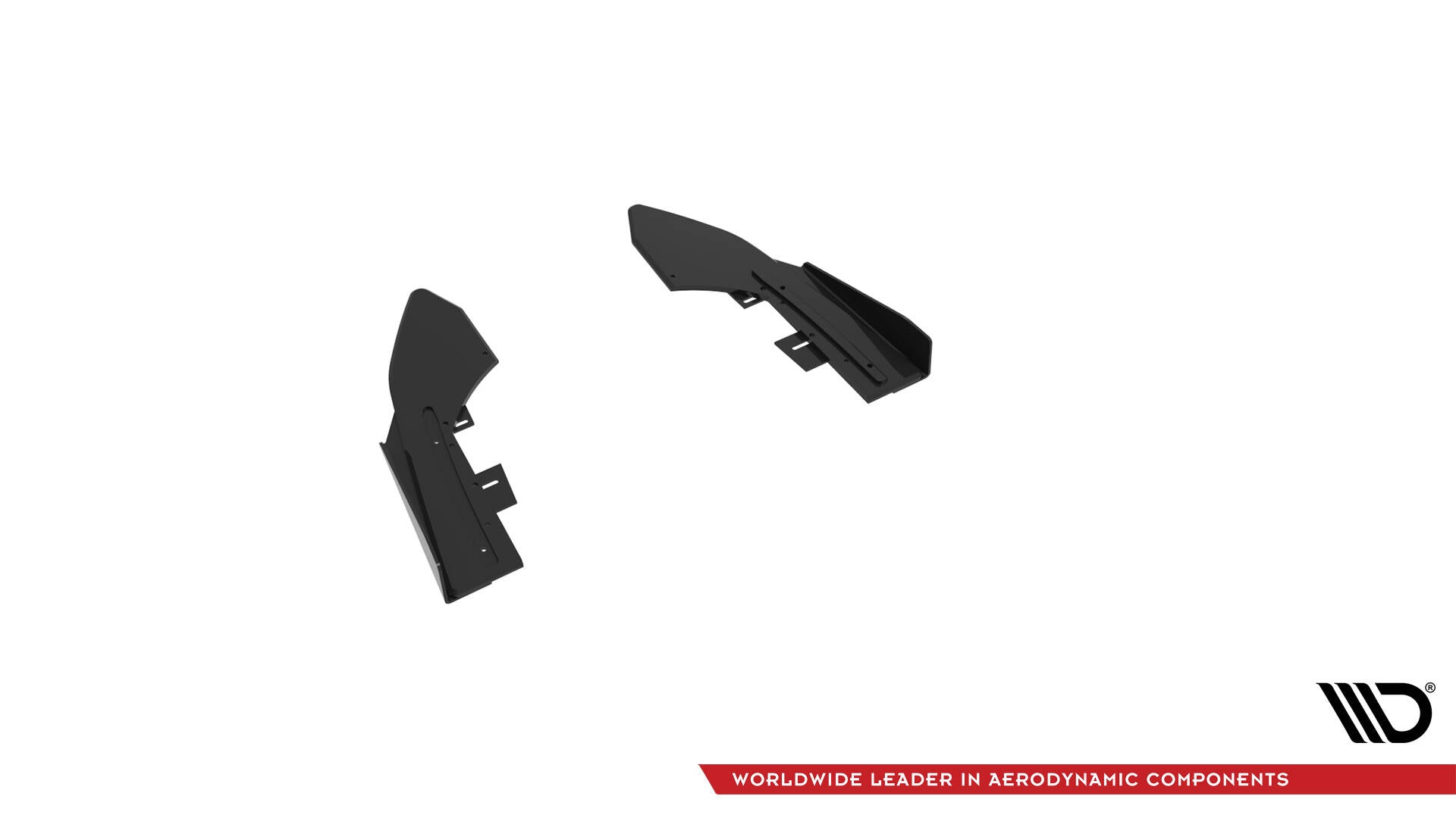 Maxton Design Street Pro Heck Ansatz Flaps Diffusor + Flaps passend für Audi RS3 Limousine 8V Facelift schwarz Hochglanz