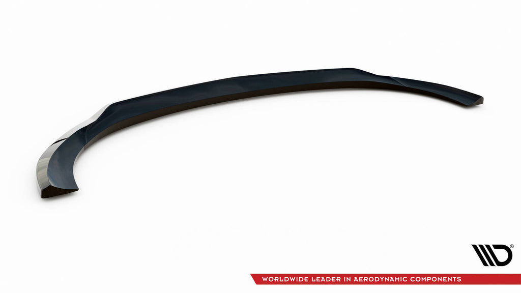 Maxton Design Street+ Spoilerlippe Front Ansatz V.1 passend für Mercedes-Benz E AMG-Line W213 Facelift schwarz Hochglanz