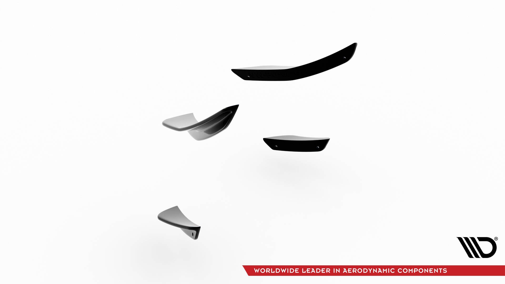 Maxton Design Stoßstangen Flaps Wings vorne Canards passend für VW Polo GTI Mk6 Facelift