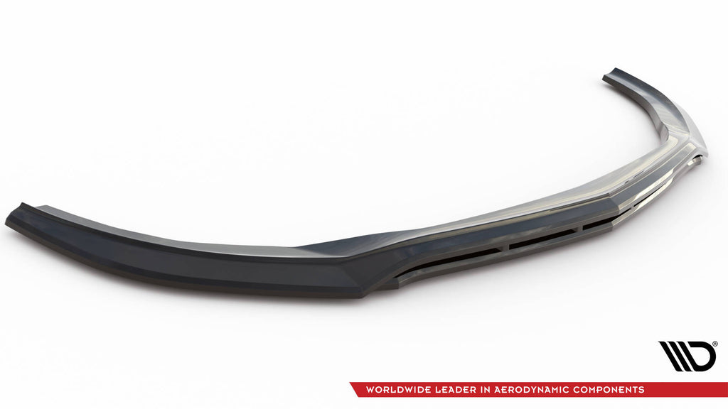 Maxton Design Street+ Spoilerlippe Front Ansatz passend für Mercedes-Benz S AMG-Line W223 schwarz Hochglanz