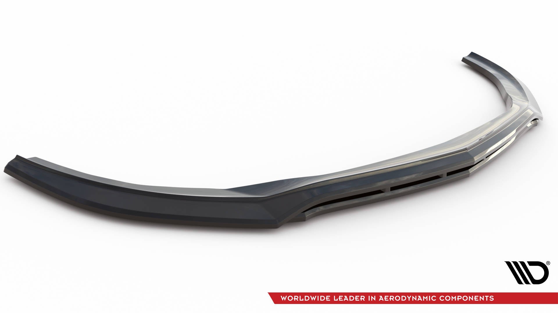 Maxton Design Street+ Spoilerlippe Front Ansatz passend für Mercedes-Benz S AMG-Line W223 schwarz Hochglanz