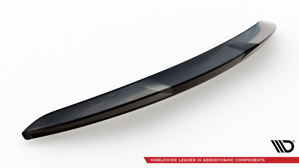 Maxton Design Spoiler CAP 3D passend für Tesla Model 3 Performance Mk1 Facelift schwarz Hochglanz